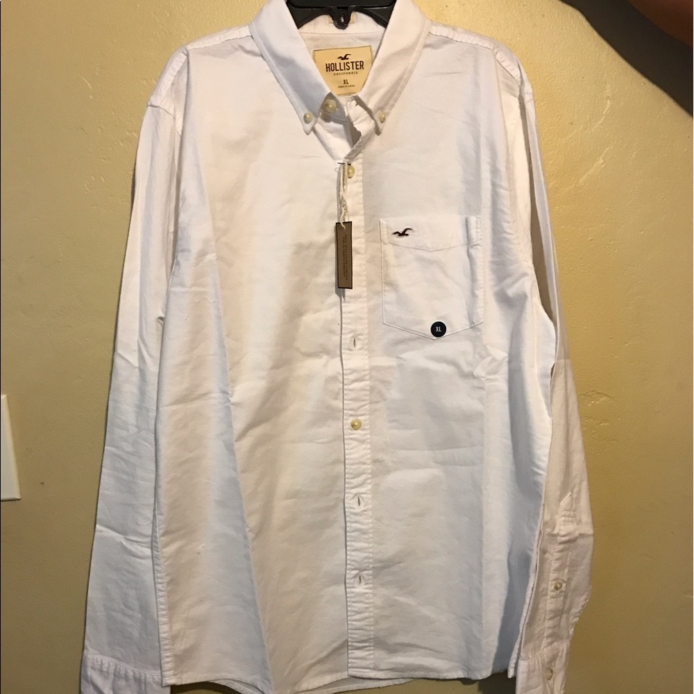 Hollister men's long sleeve button shirts . New