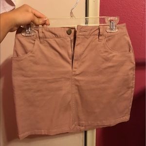 Pink skirt