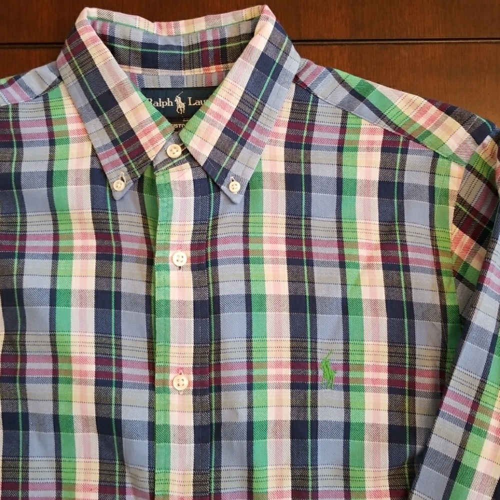 Polo Ralph Lauren custom fit LS Flannel medium