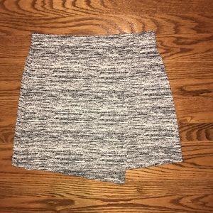 Halogen Black and White Asymmetrical Skirt