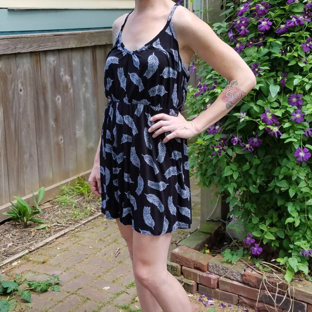 H&M Feather Dress