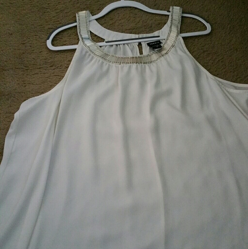 A woman's dressy halter blouse