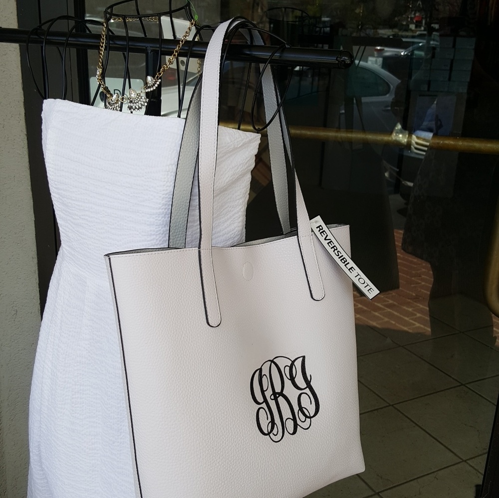 Revisable Monogram Leather Totes