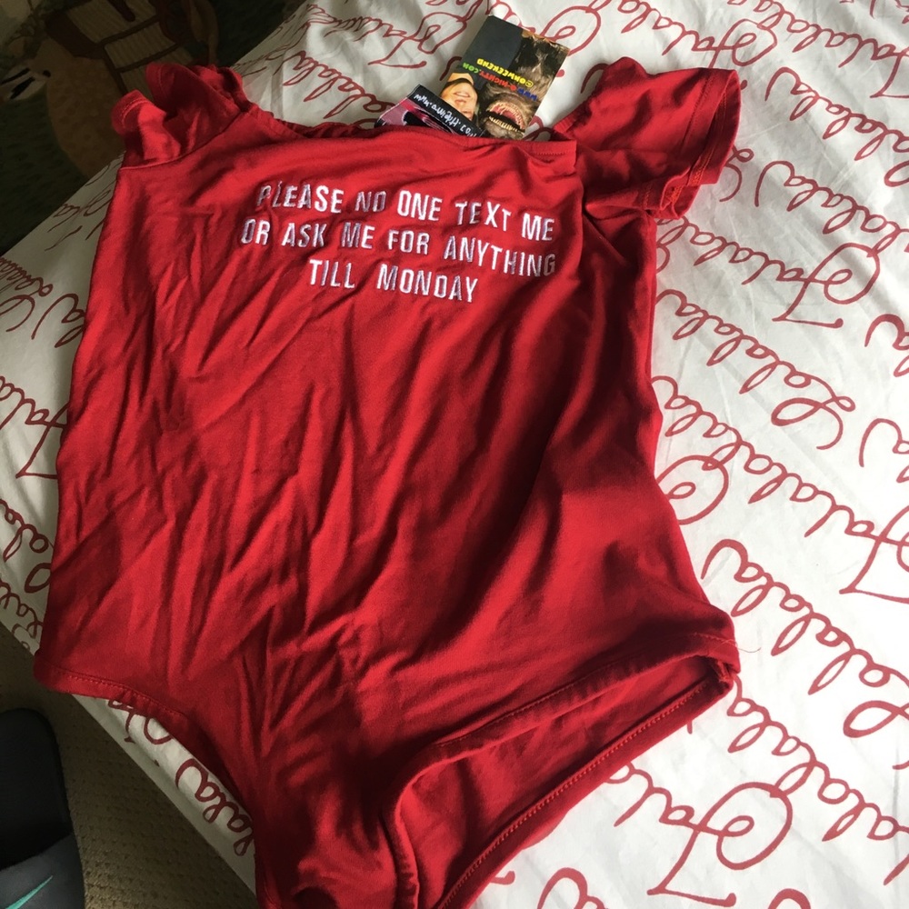 NOT SELLIN. O-mighty bodysuit - nwtags