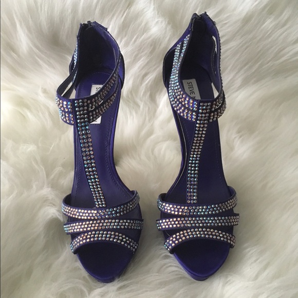 Purple Iridescent stone Heels - Picture 2 of 3
