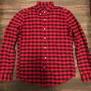 J. Crew Slim Fit Oxford Sz M (buffalo check)