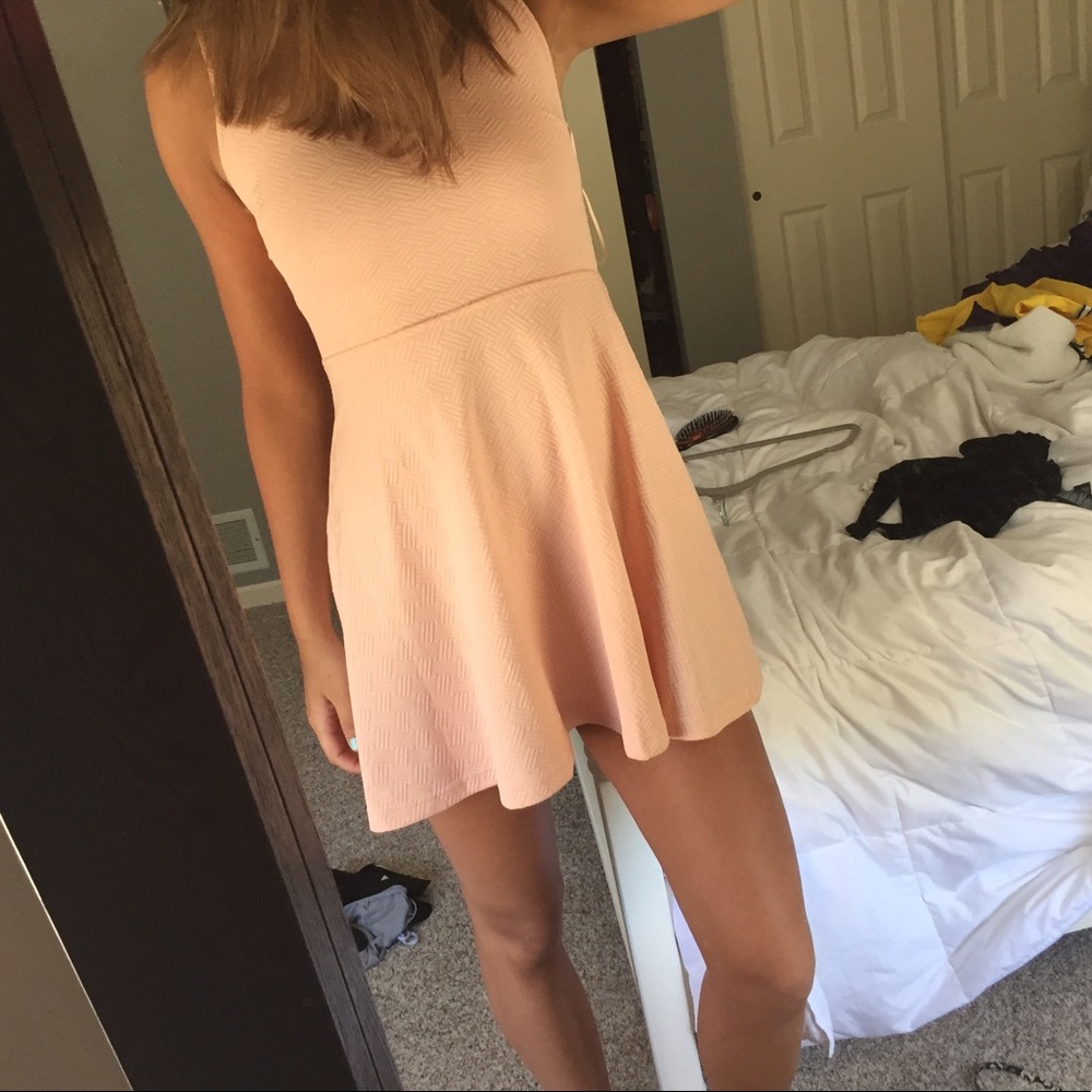 Peach dress