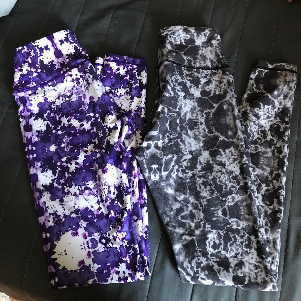 (2) Gymshark Patterned Leggings