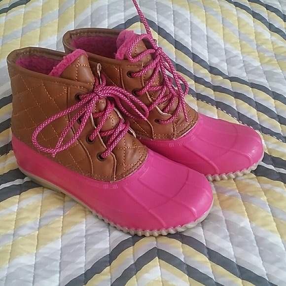 justice duck boots