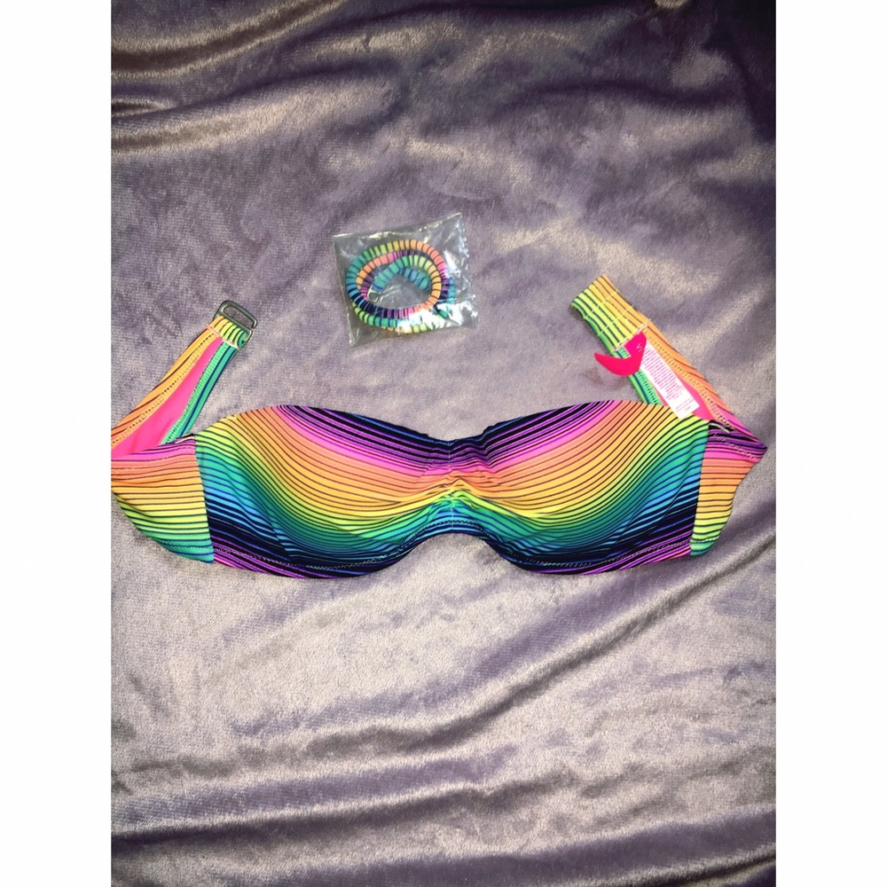 NWOT Victoria's Secret bandeau swim bikini top