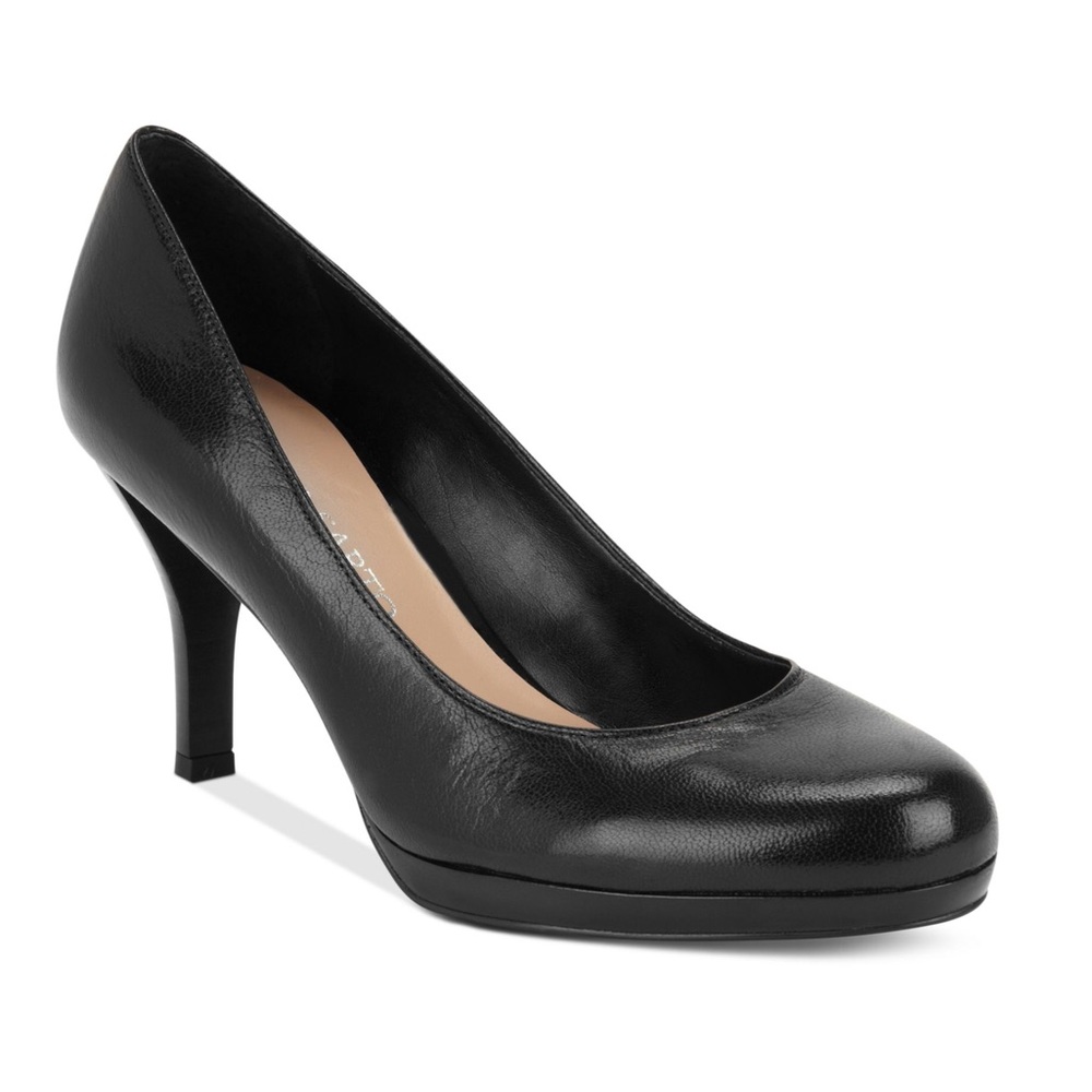 FrAnc0 SaRt0 blAck lEaTher hEeLs