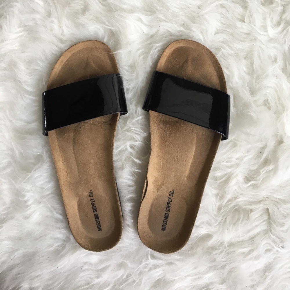 Single Strap Slide Sandals