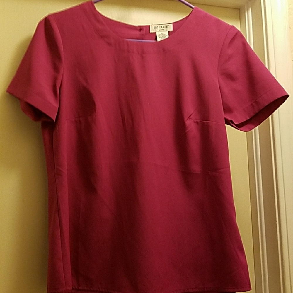 Fuchsia colored blouse