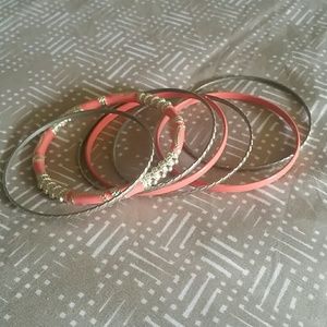 7 bracelet bangle set