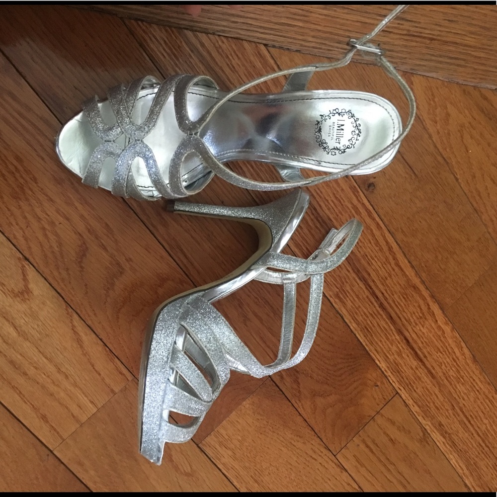 Sparkly high heels.