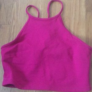 Pink Crop Top