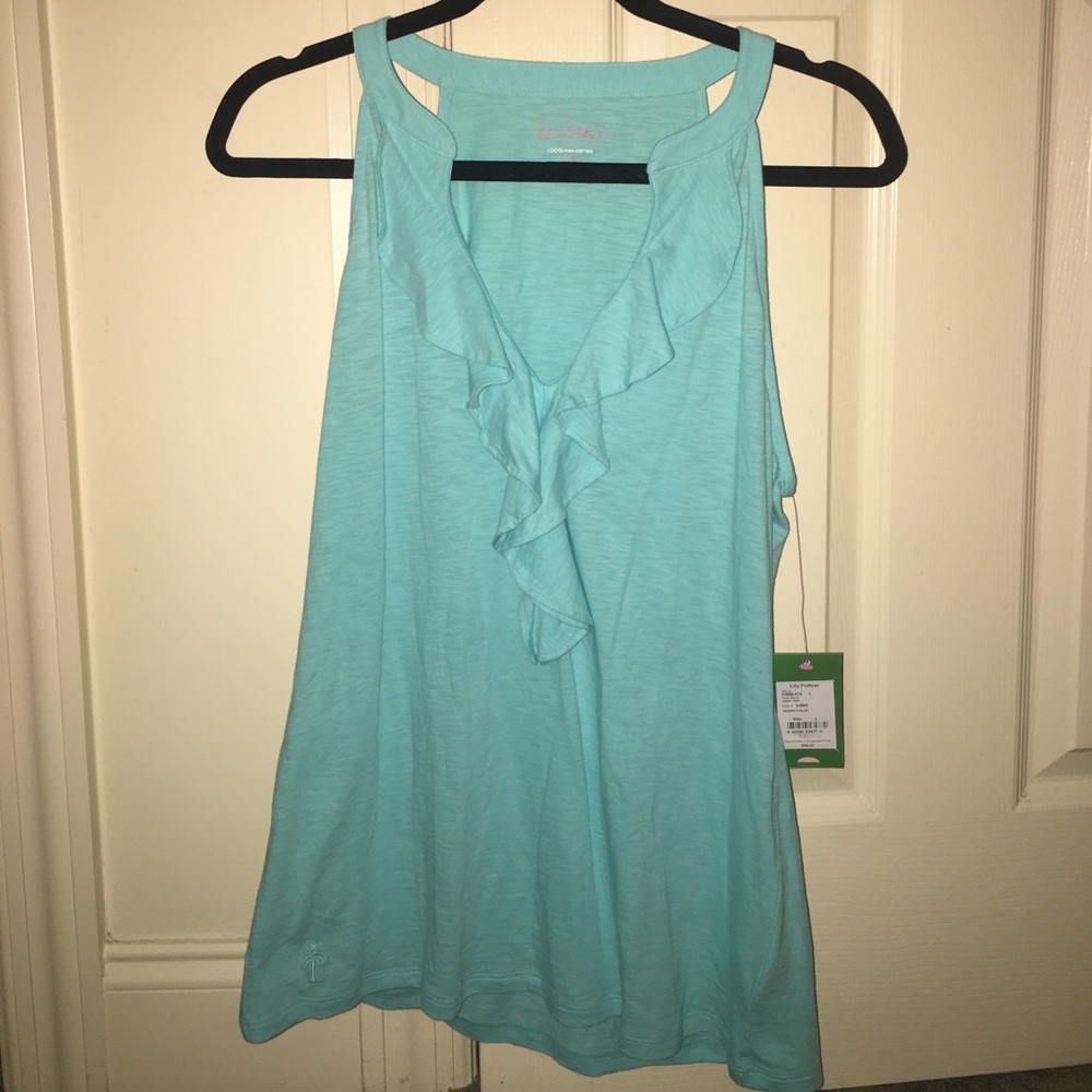 Lilly Pulitzer ruffle tank!!