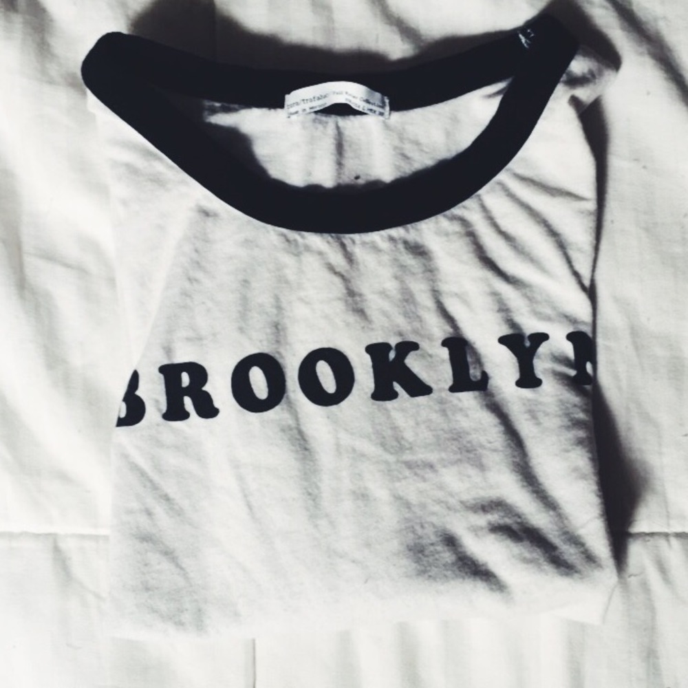 zara brooklyn cropped shirt