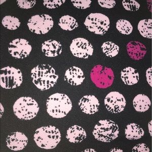 Black and pink Cassie polka dot skirt