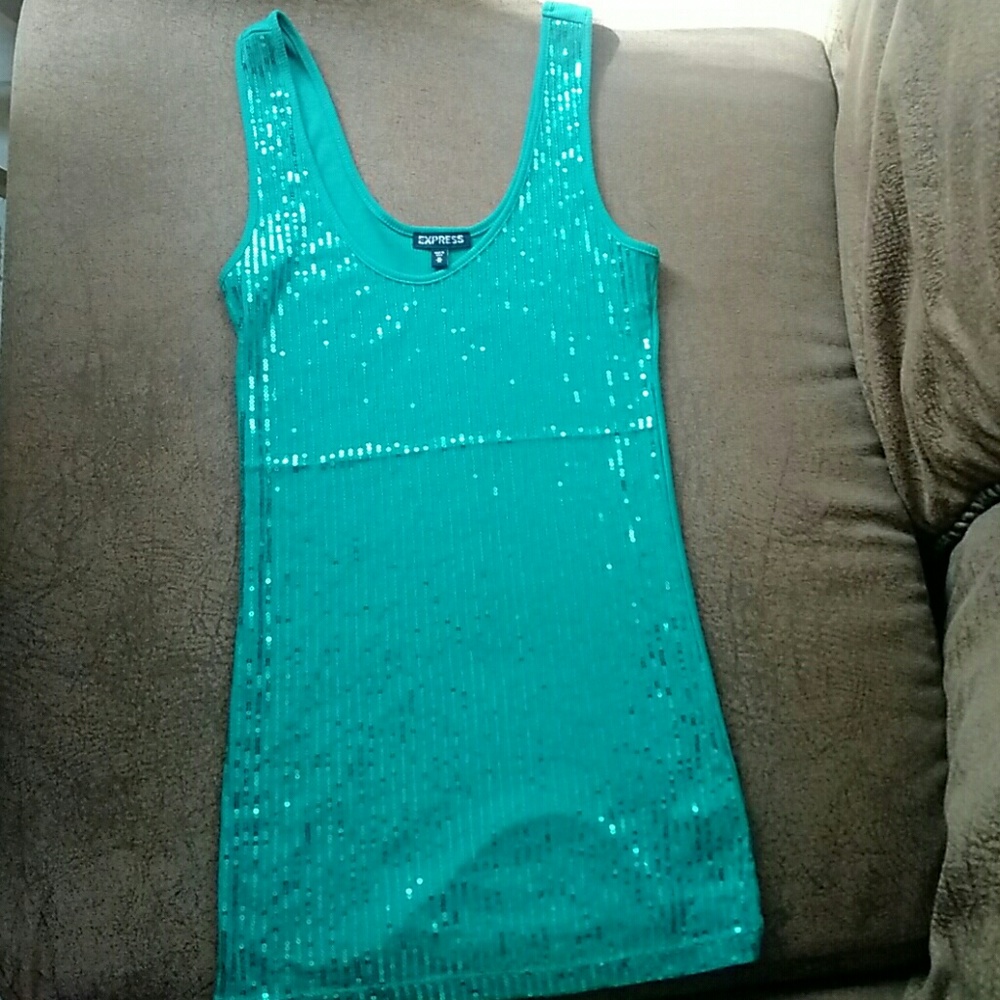 Sequin tank top