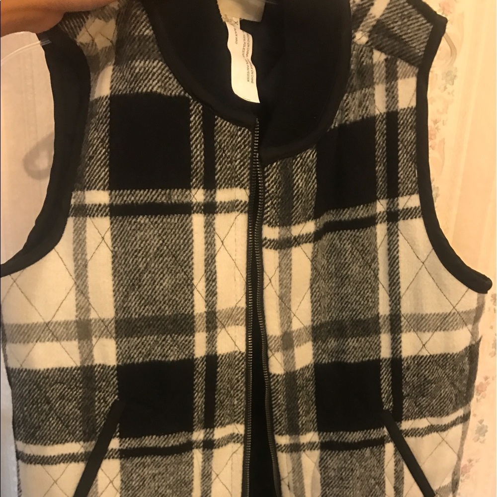 Plaid vest