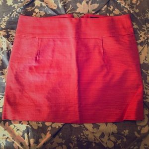 Coral J.Crew mini skirt