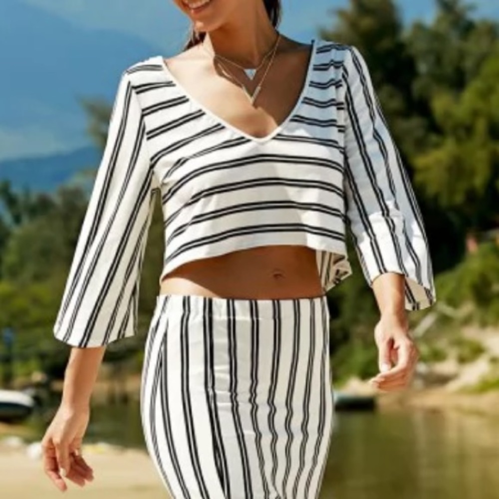 Matching skirt and top combo