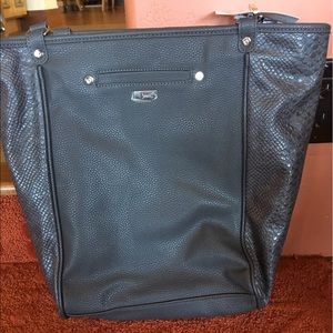 Tall Charcoal Gray Purse