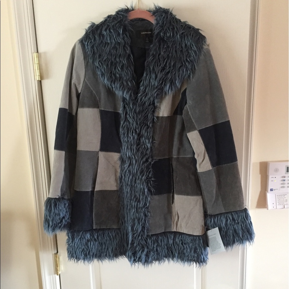 Blue patch jacket