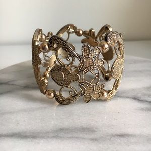 Gold Ornamental Bracelet