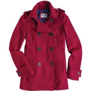 Red Pea Coat