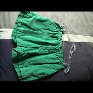 Green chubbier shorts