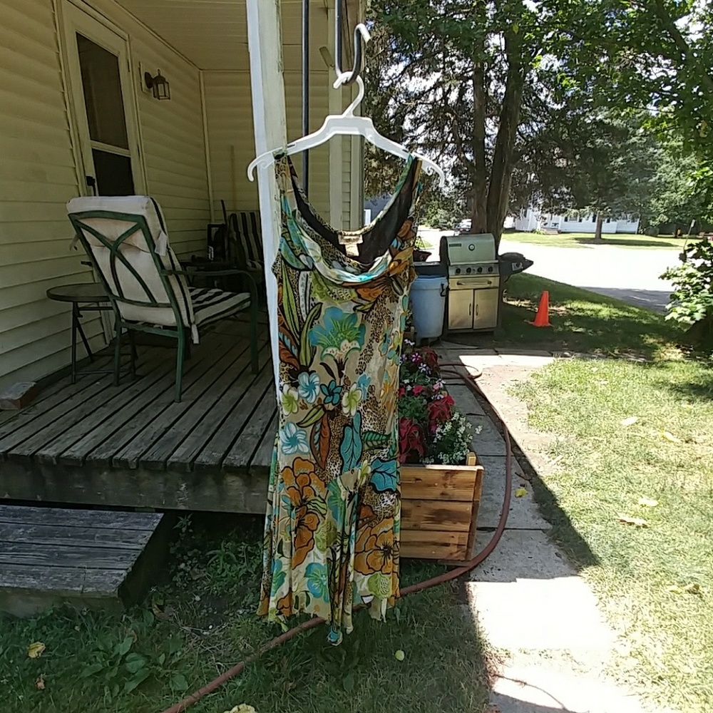 Midnight Velvet Dress size large. Never worn