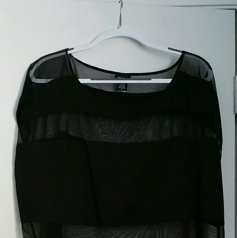 Women's black blouse
