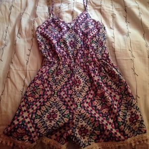 South western pattern romper