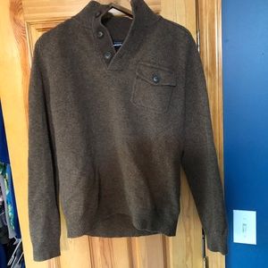 Brown J Crew Sweater