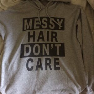 Don't care hoodie