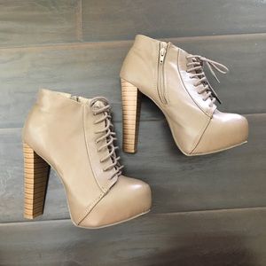 Taupe Charlotte Russe booties
