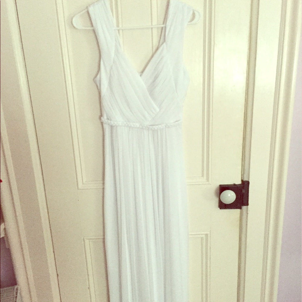 Lulus white formal gown