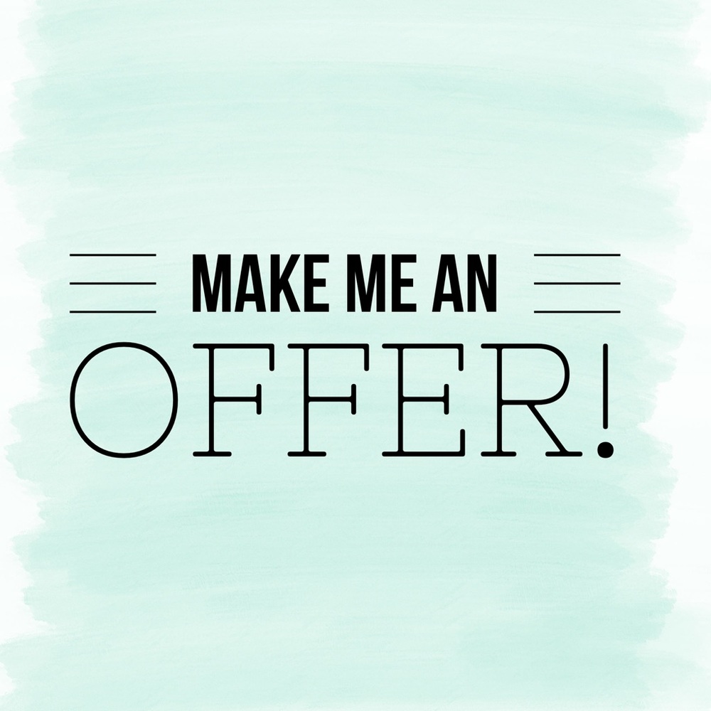 Make an offer! I also do bundle discounts.