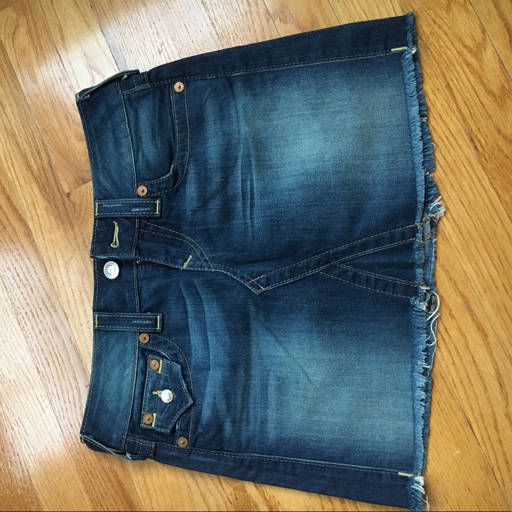 True Religion denim skirt