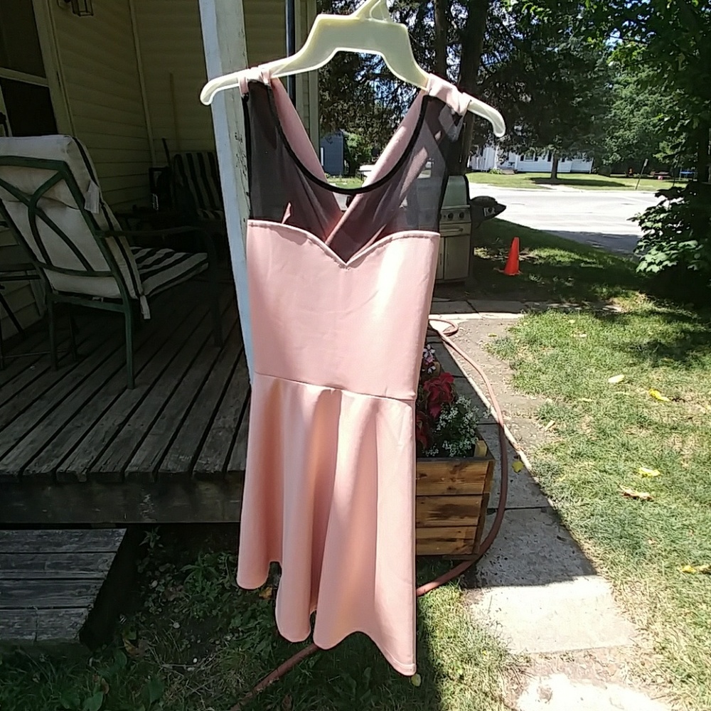 Light Dusty pink mini dress