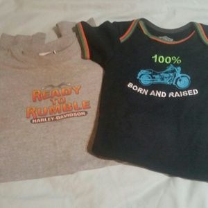 Harley Davidson Romper and 1pc
