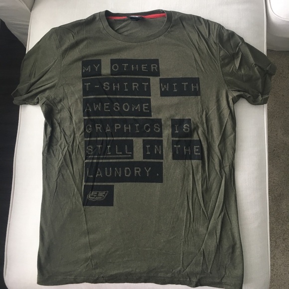 olive green graphic tee,www 