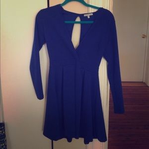 Royal blue dress