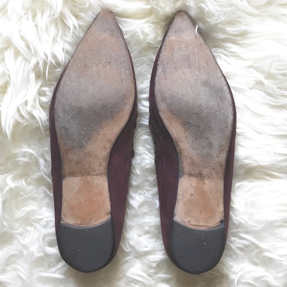 Manolo Blahnik | Suede pointed toe flats | 37.5 - Picture 4 of 4