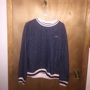 Thick Navy Champion sweater