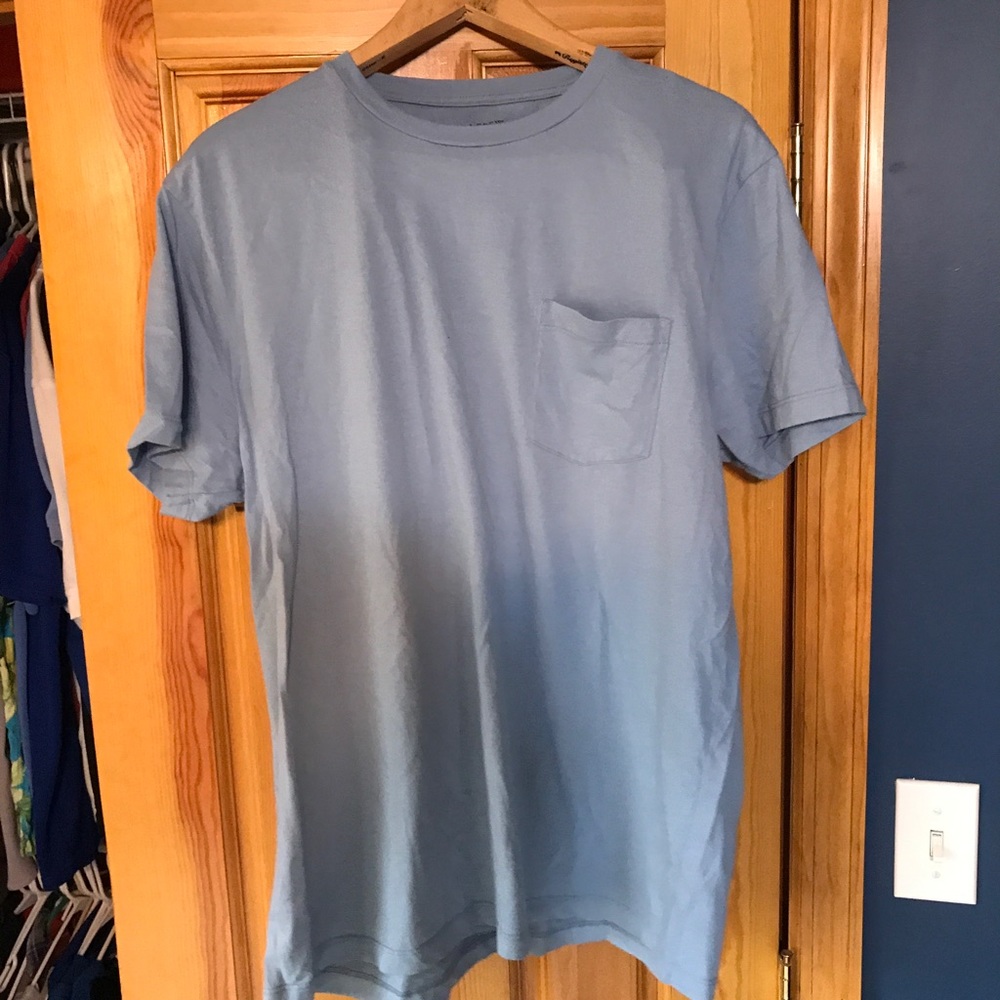 J Crew Slim Washed Blue Shirt