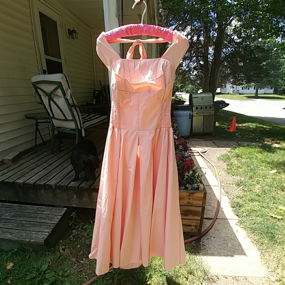 Unique Vintage pink sundress Sz XL