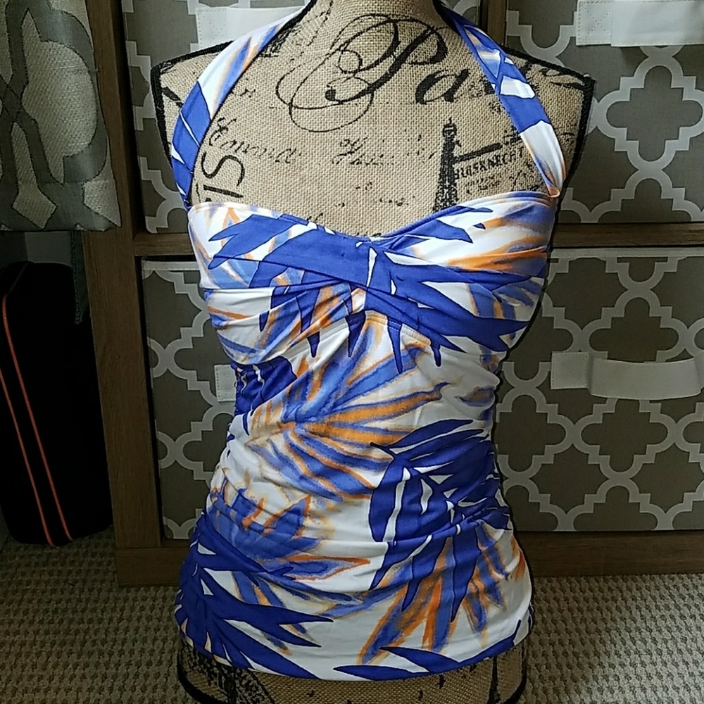 Floral Tankini Swim Top